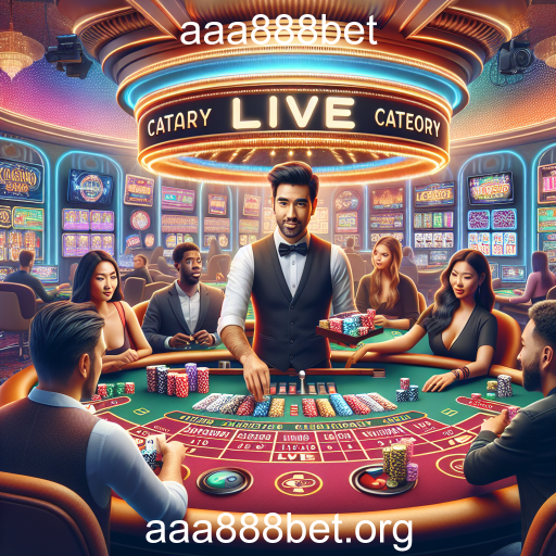 Experiência Autêntica de Cassino com a Categoria 'Ao Vivo' do aaa888bet